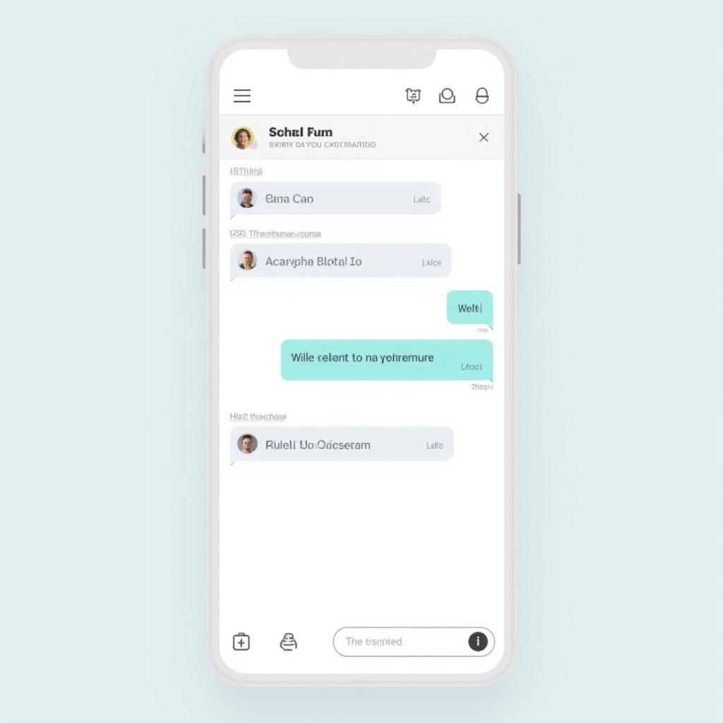 Pantalla de chat de soporte al cliente